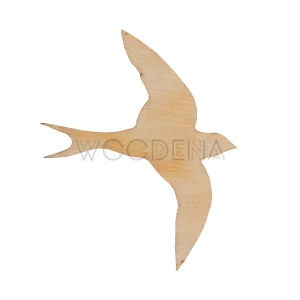 Scrapka drewniana ze sklejki brzozowej - ozdobna mewa