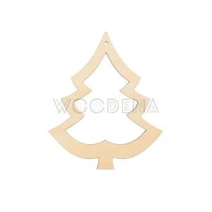 Ozdoba świąteczna, zawieszka - choinka pusta