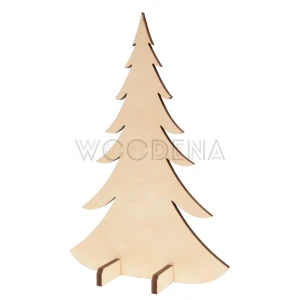 Plywood big Christmas tree on stand
