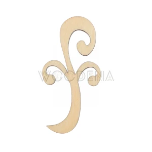 Drewniana scrapka ażurek