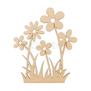 Kwiatki w trawie do dekoracji DIY