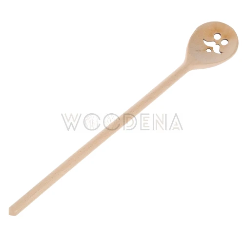 Łyżka drewniana z drewna bukowego - wąsy