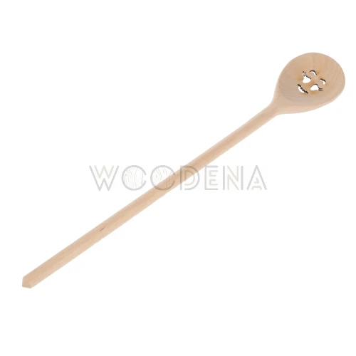 Drewniana łyżka oczy z rzęsami