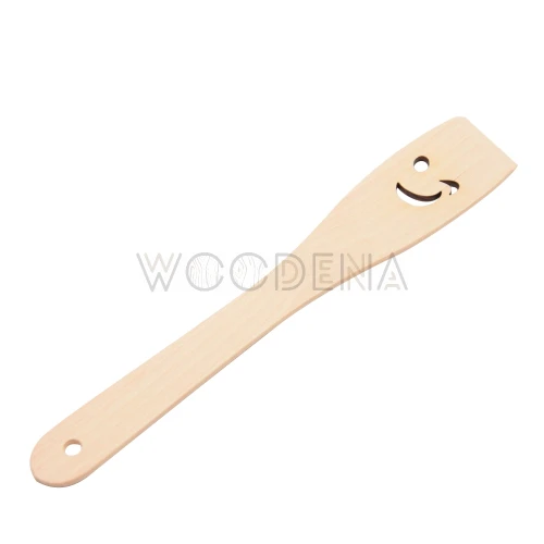 Drewniana łopatka kuchenna oczko