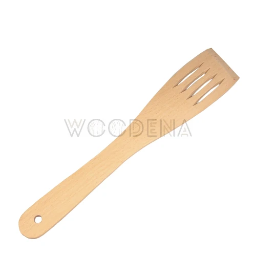 Drewniana łopatka kuchenna ząbki