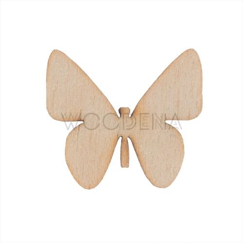 Wycinanka mała drewniana, scrapka - wzór motylek (5 szt.)