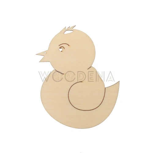 Drewniana zawieszka kurczaczek wielkanocny