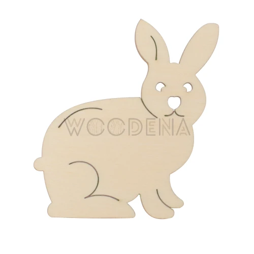 Drewniany zając wielkanocny