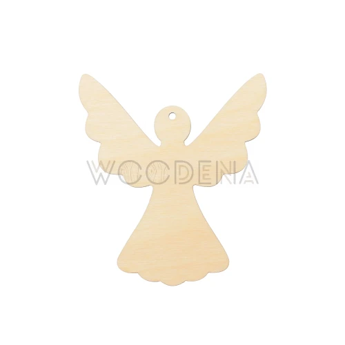 Drewniana zawieszka dekoracja aniołek