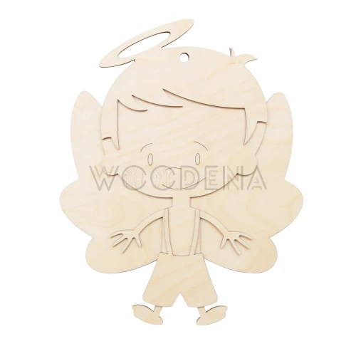 Drewniana składanka chłopiec aniołek