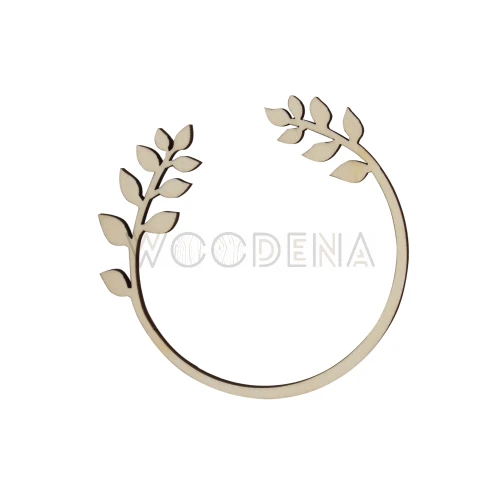 Drewniana scrapka wianek