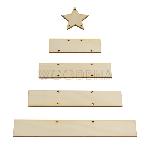 Choinka w częściach do związania