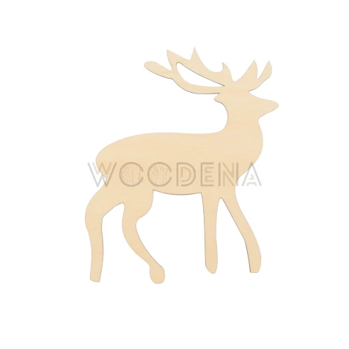 Drewniana podstawka jeleń