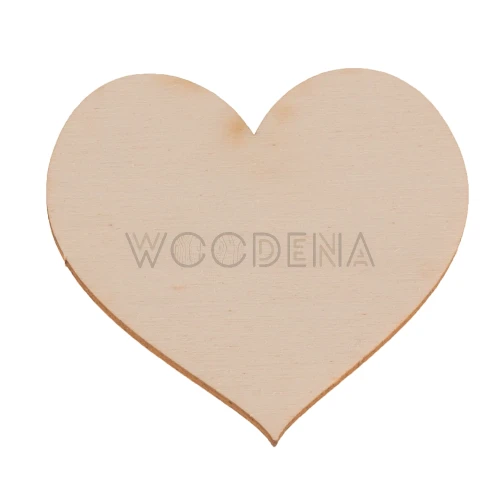 Drewniane serce do decoupage pełne