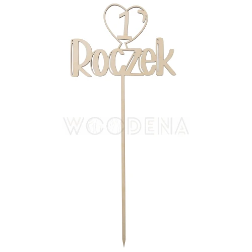 Topper na roczek z balonikiem