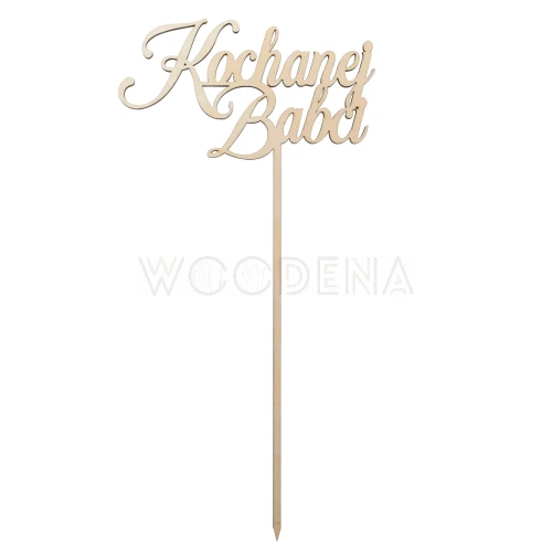 Wooden topper "Kochanym Dziadkom"
