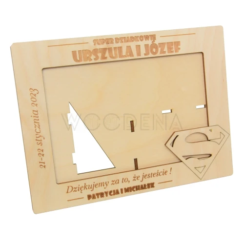 Personalizowana ramka na zdjęcie dla Super Dziadków