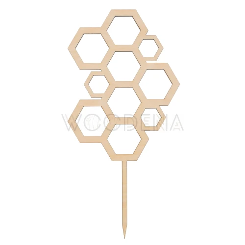 Pergola z drewna do roślin w doniczce