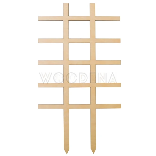 Drewniana drabinka podpórka do roślin i ziół