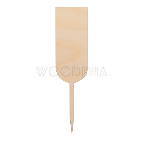 Drewniana tabliczka etykieta do roślin