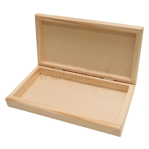 Wooden box for chocolate or banknotes