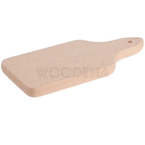 Drewniana deska do krojenia mała z rączką
