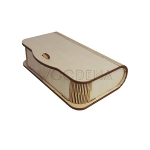 Wooden business card holder business card box
