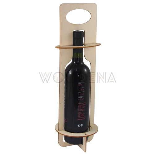 Stojak na wino ze sklejki