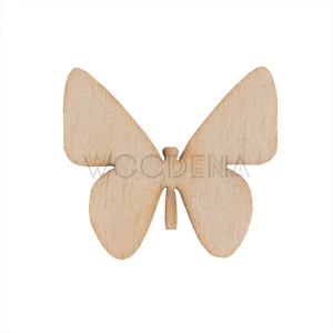 Small wooden cutout - butterfly pattern (5 pcs)