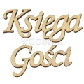 Wycinanka ze sklejki: Księga Gości