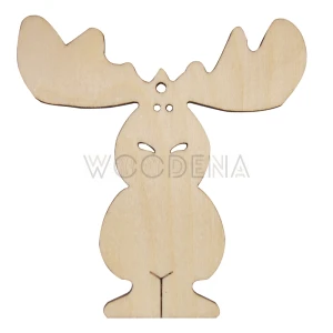 Wooden tag - moose