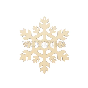 Christmas decoration, tag - snowflake