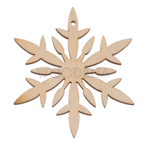 Plywood snowflake 1, Christmas tree decoration