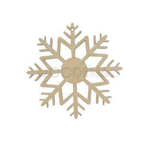 Plywood snowflake 7, Christmas tree decoration