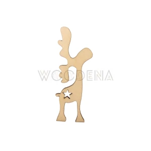 Wooden reindeer, small Christmas decoration
