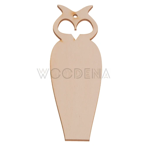 Plywood bookmark  - owl
