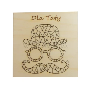 Wooden sheet - "Dla Taty"