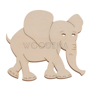 Wooden coaster -elephant