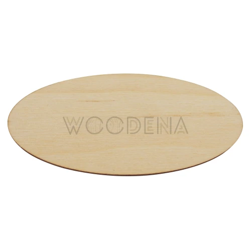 Plywood oval sheet