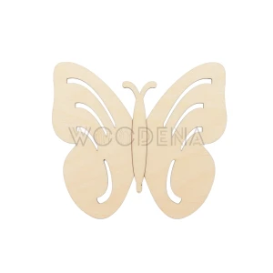 Wooden tag - butterfly