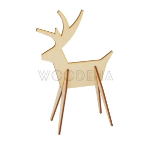 Plywood reindeer 3D - 1