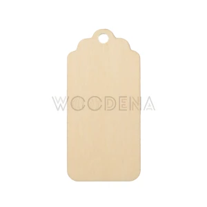 Wooden ticket, key ring - souvenir, vignette, thank you note