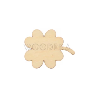 Plywood scrap - decorative clover