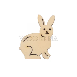 Plywood scrap - decorative hare