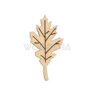 Wooden scrap - oak leaf