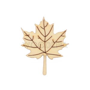 Wooden scrap - maple leaf