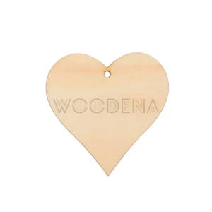 Drewniane serduszko zawieszka