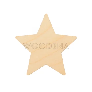 Drewniana gwiazdka do decoupage