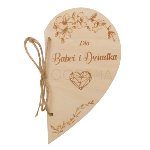 Wooden greeting card for Grandparent's Day - 3