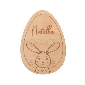 Personalized wooden tag